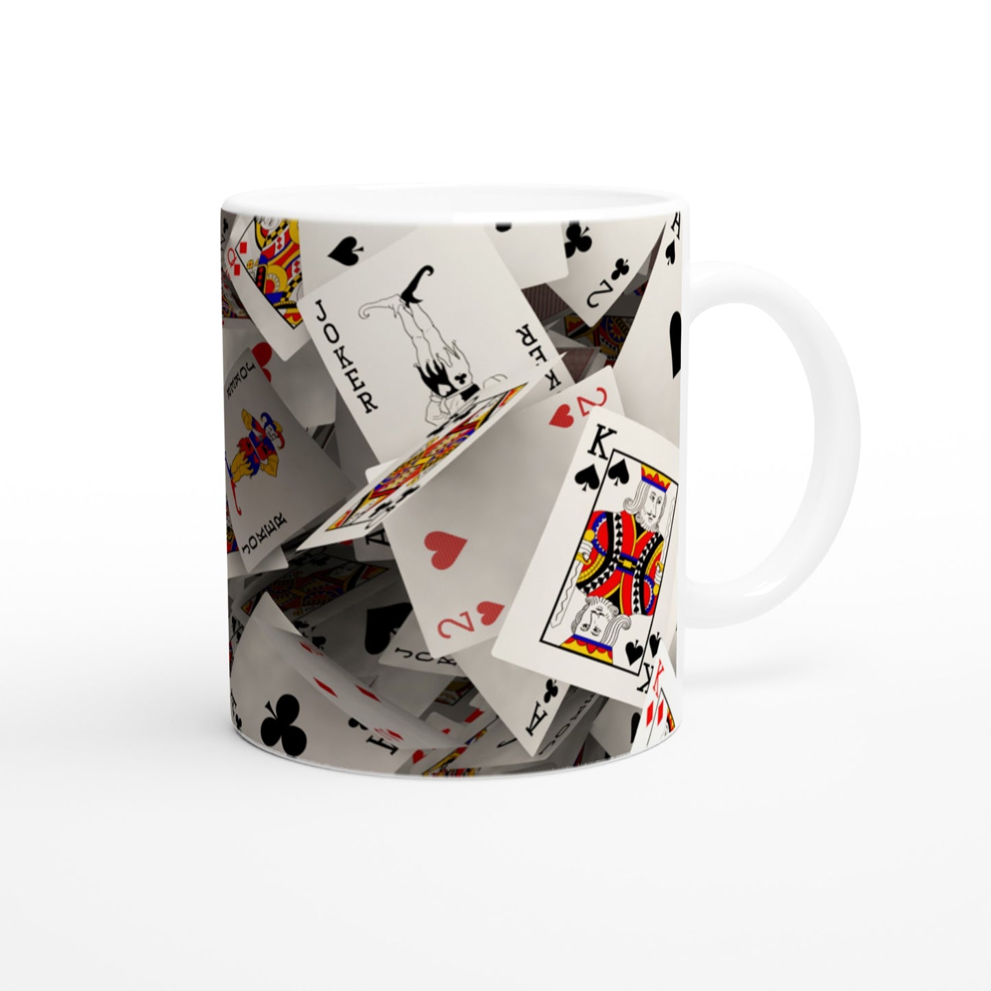Deck of Cards - White 11oz Ceramic Mug