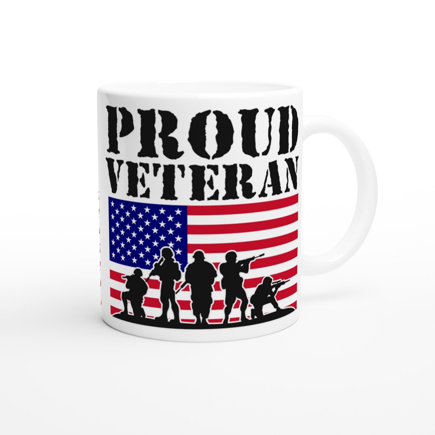 Proud Veteran - White 11oz Ceramic Mug