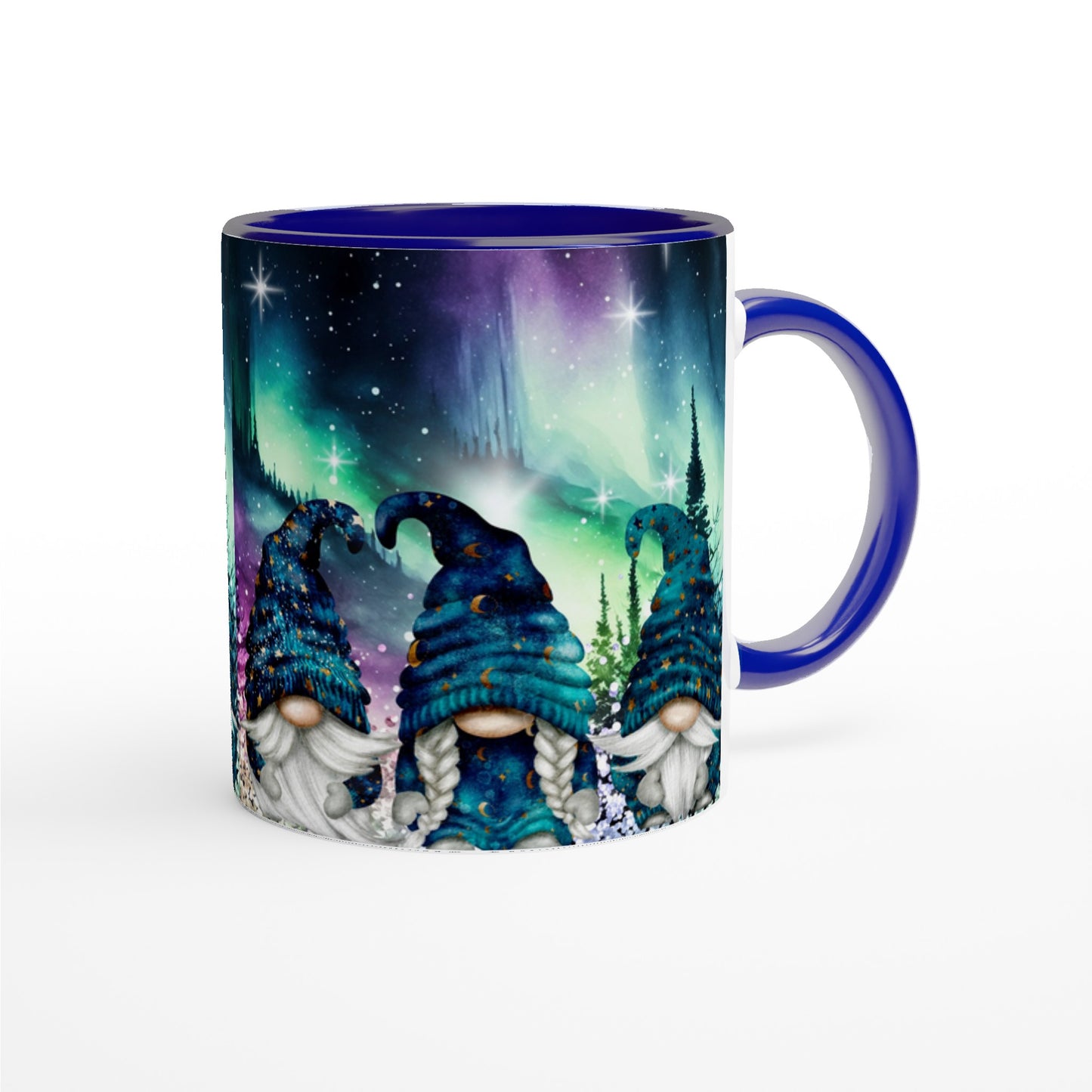 Aurora and Gnomes with blue handle