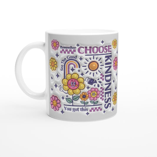 Choose Kindness White 11oz Ceramic Mug
