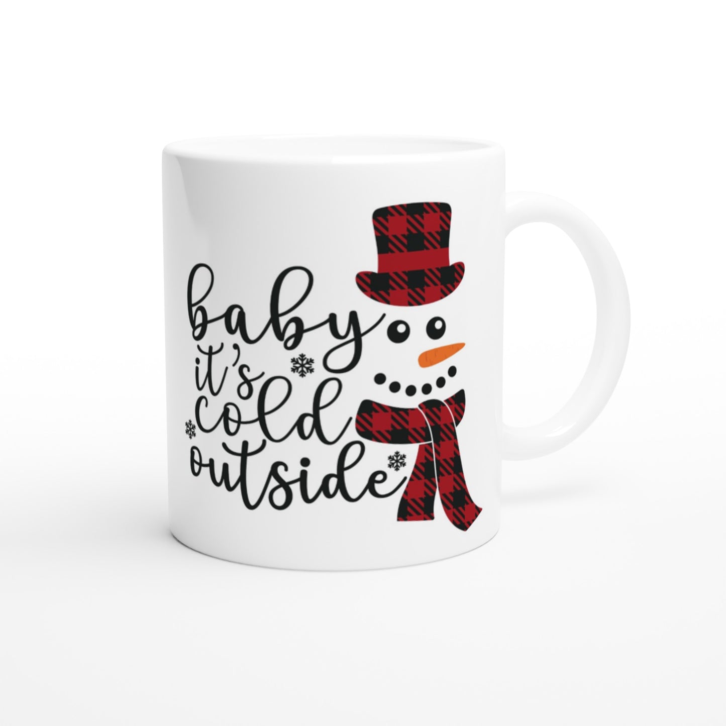 Baby It's Cold Outside White 11oz Ceramic Mug