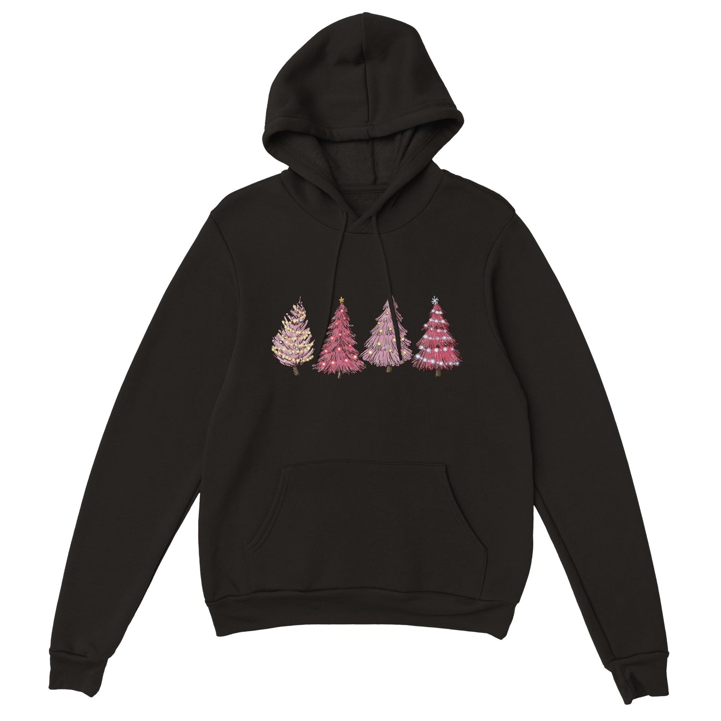 Pink Christmas Tree - Classic Unisex Pullover Hoodie