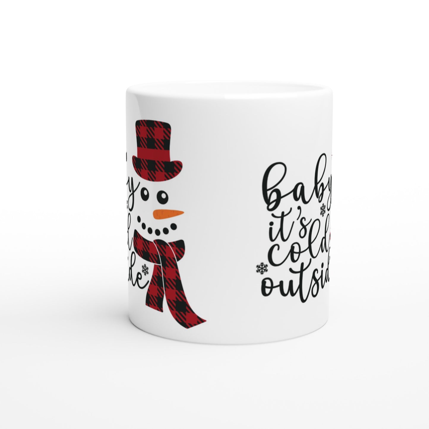 Baby It's Cold Outside White 11oz Ceramic Mug