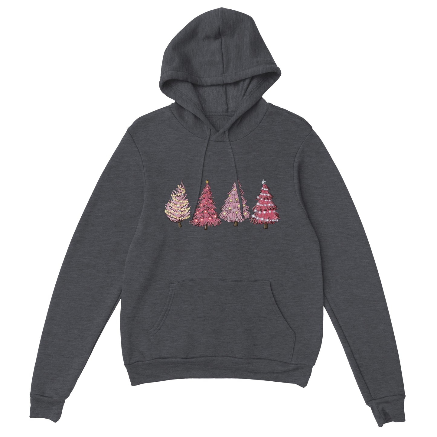Pink Christmas Tree - Classic Unisex Pullover Hoodie