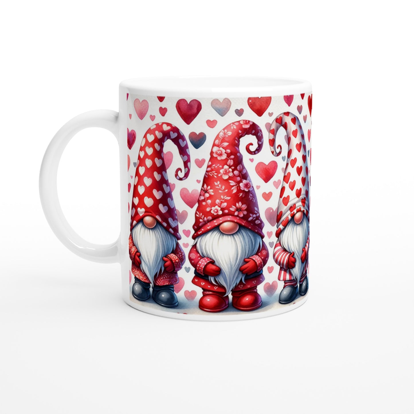 Hearts and Gnomes  - 11oz mug