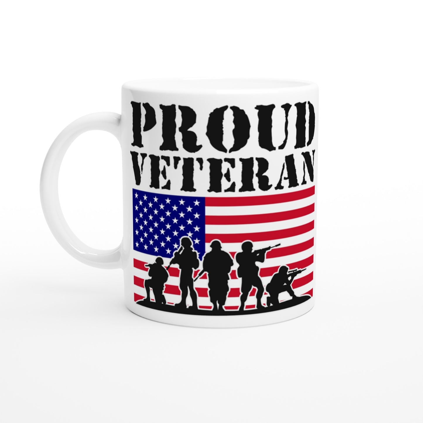 Proud Veteran - White 11oz Ceramic Mug