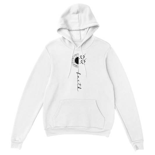 Faith and Sunflower - Classic Unisex Pullover Hoodie